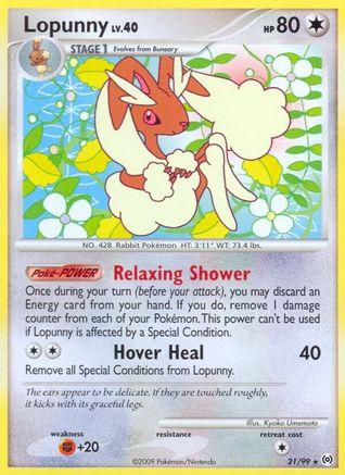 Lopunny (021/99) [Arceus] Normal - Rare