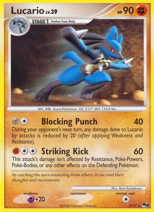 Lucario (002/17) [POP Series 8] Holofoil - Rare