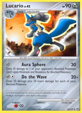 Lucario (53/127) [Platinum] Reverse Holofoil - Uncommon