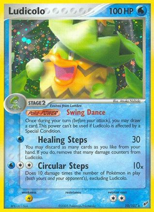 Ludicolo (10/107) [Deoxys] Reverse Holofoil - Holo Rare