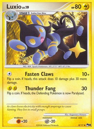 Luxio (8/17) [POP Series 8] Normal - Uncommon