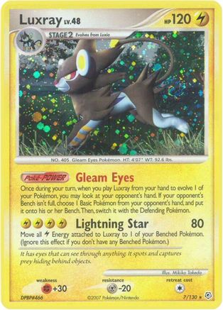 Luxray (7/130) [Diamond and Pearl] Holofoil - Holo Rare