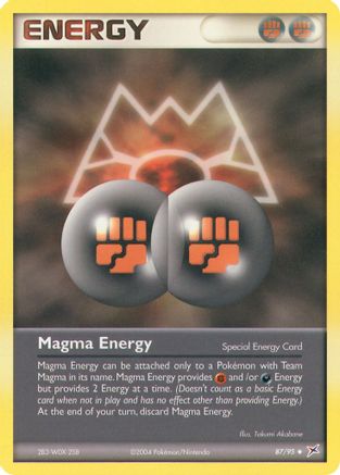 Magma Energy (87/95) [Team Magma vs Team Aqua] Normal - Uncommon