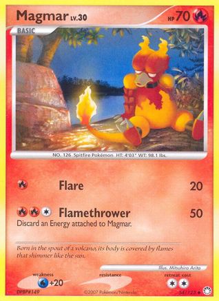 Magmar (54/123) [Mysterious Treasures] Normal - Uncommon