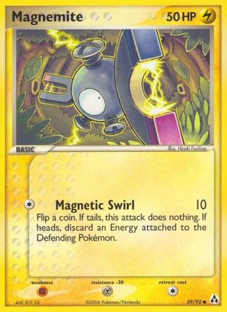 Magnemite (059/92) [Legend Maker] Normal - Common