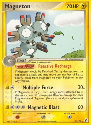 Magneton (22/92) [Legend Maker] Normal - Rare