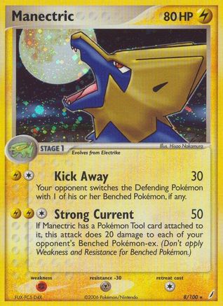 Manectric (008/100) [Crystal Guardians] Holofoil - Holo Rare