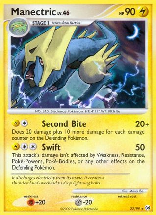 Manectric (22/99) [Arceus] Normal - Rare
