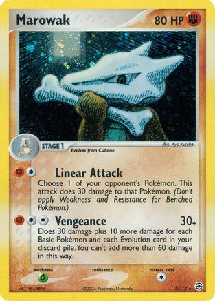 Marowak (7/112) [FireRed & LeafGreen] Holofoil - Holo Rare