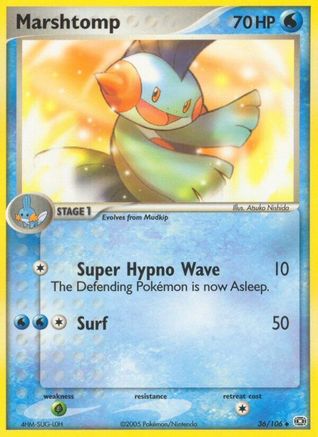 Marshtomp (36/106) [Emerald] Reverse Holofoil - Uncommon