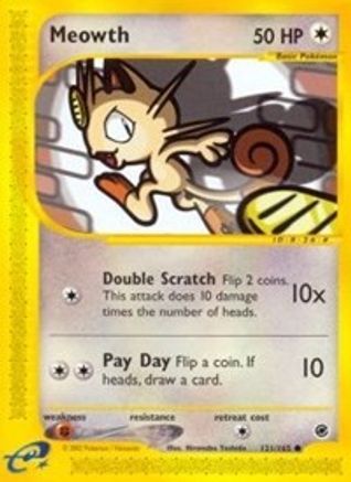 Meowth (121/165) [Expedition] Normal - Common