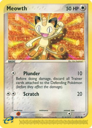 Meowth (42/95) [Team Magma vs Team Aqua] Normal - Common