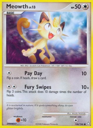 Meowth (106/146) [Legends Awakened] Normal - Common