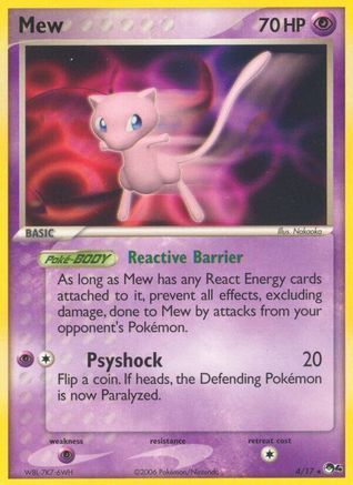 Mew (4/017) [POP Series 4] Normal - Rare