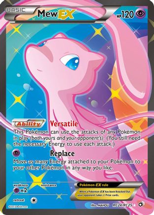 Mew EX (Full Art) (RC24/113) [Legendary Treasures Radiant Collection] Holofoil - Ultra Rare