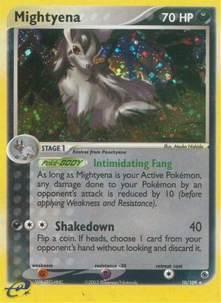 Mightyena (10/109) [Ruby and Sapphire] Holofoil - Holo Rare