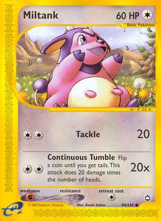 Miltank (094/147) [Aquapolis] Normal - Common