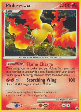 Moltres (10/100) [Majestic Dawn] Holofoil - Holo Rare