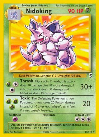 Nidoking (31/110) [Legendary Collection] Normal - Rare