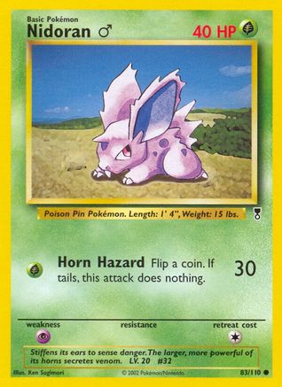 Nidoran M (83/110) [Legendary Collection] Reverse Holofoil - Common
