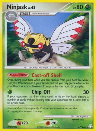 Ninjask (67/146) [Legends Awakened] Normal - Uncommon
