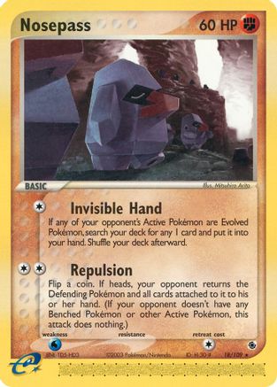 Nosepass (18/109) [Ruby and Sapphire] Normal - Rare