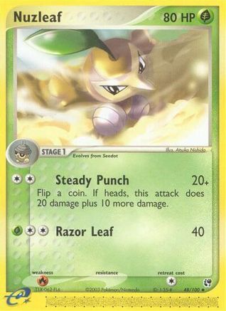 Nuzleaf (48/100) [Sandstorm] Normal - Uncommon