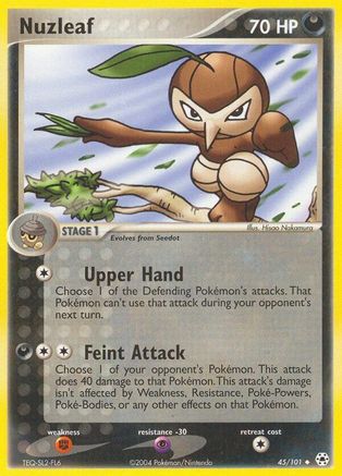 Nuzleaf (45/101) [Hidden Legends] Reverse Holofoil - Uncommon