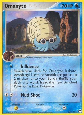 Omanyte (056/108) [Power Keepers] Normal - Common