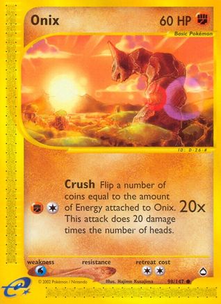 Onix (098/147) [Aquapolis] Normal - Common