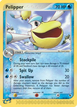 Pelipper (019/109) [Ruby and Sapphire] Normal - Rare