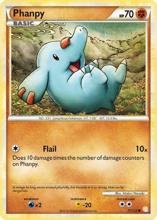 Phanpy (077/123) [HeartGold SoulSilver] Normal - Common