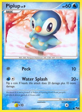 Piplup (015/17) [POP Series 8] Normal - Common