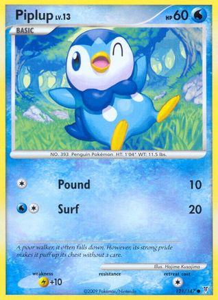 Piplup (121/147) [Supreme Victors] Normal - Common