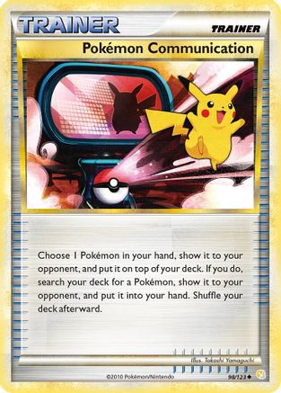 Pokemon Communication (098/123) [HeartGold SoulSilver] Normal - Uncommon