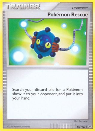 Pokemon Rescue (115/127) [Platinum] Normal - Uncommon