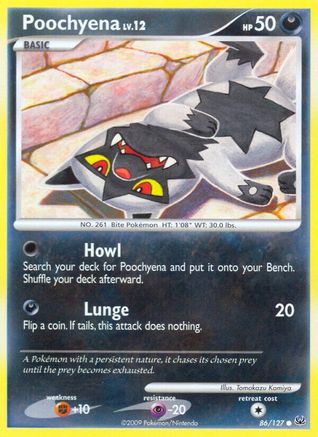 Poochyena (086/127) [Platinum] Normal - Common