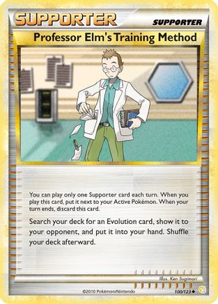 Professor Elm's Training Method (100/123) [HeartGold SoulSilver] Normal - Uncommon