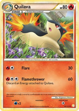 Quilava (049/123) [HeartGold SoulSilver] Normal - Uncommon
