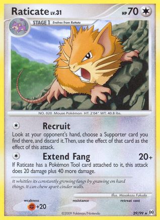 Raticate (029/99) [Arceus] Normal - Rare