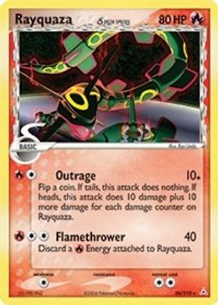 Rayquaza (Delta Species) (26/110) [Holon Phantoms] Reverse Holofoil - Rare