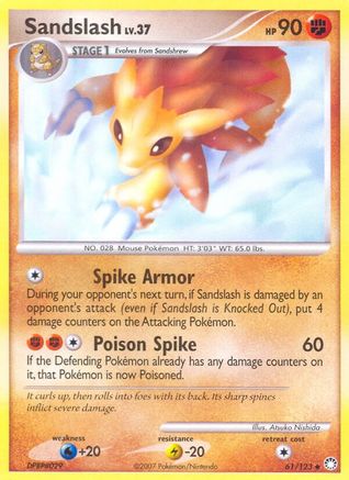 Sandslash (61/123) [Mysterious Treasures] Normal - Uncommon