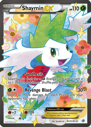 Shaymin EX (Full Art) (RC21/113) [Legendary Treasures Radiant Collection] Holofoil - Ultra Rare