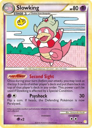 Slowking (012/123) [HeartGold SoulSilver] Reverse Holofoil - Holo Rare