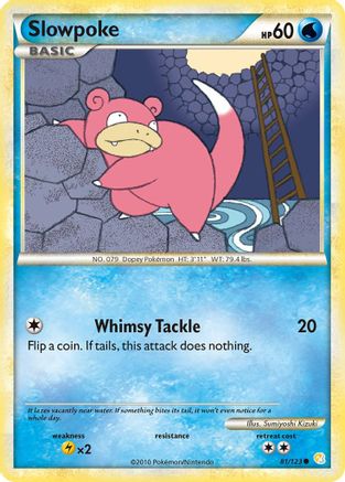 Slowpoke (081/123) [HeartGold SoulSilver] Normal - Common