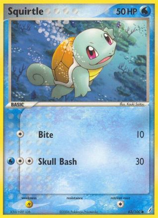 Squirtle (063/100) [Crystal Guardians] Normal - Common