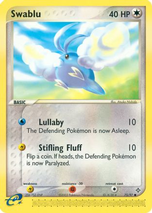 Swablu (075/97) [Dragon] Reverse Holofoil - Common