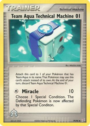Team Aqua Technical Machine (79/95) [Team Magma vs Team Aqua] Normal - Uncommon