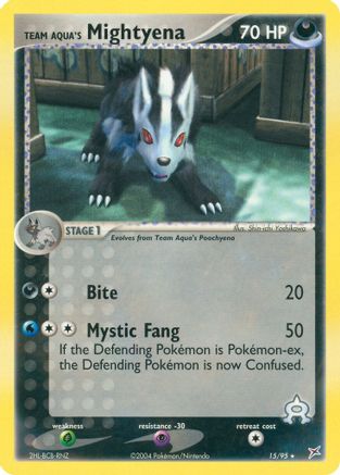 Team Aqua's Mightyena (15/95) [Team Magma vs Team Aqua] Normal - Rare