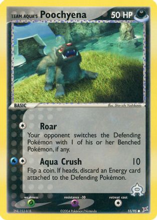 Team Aqua's Poochyena (55/95) [Team Magma vs Team Aqua] Normal - Common